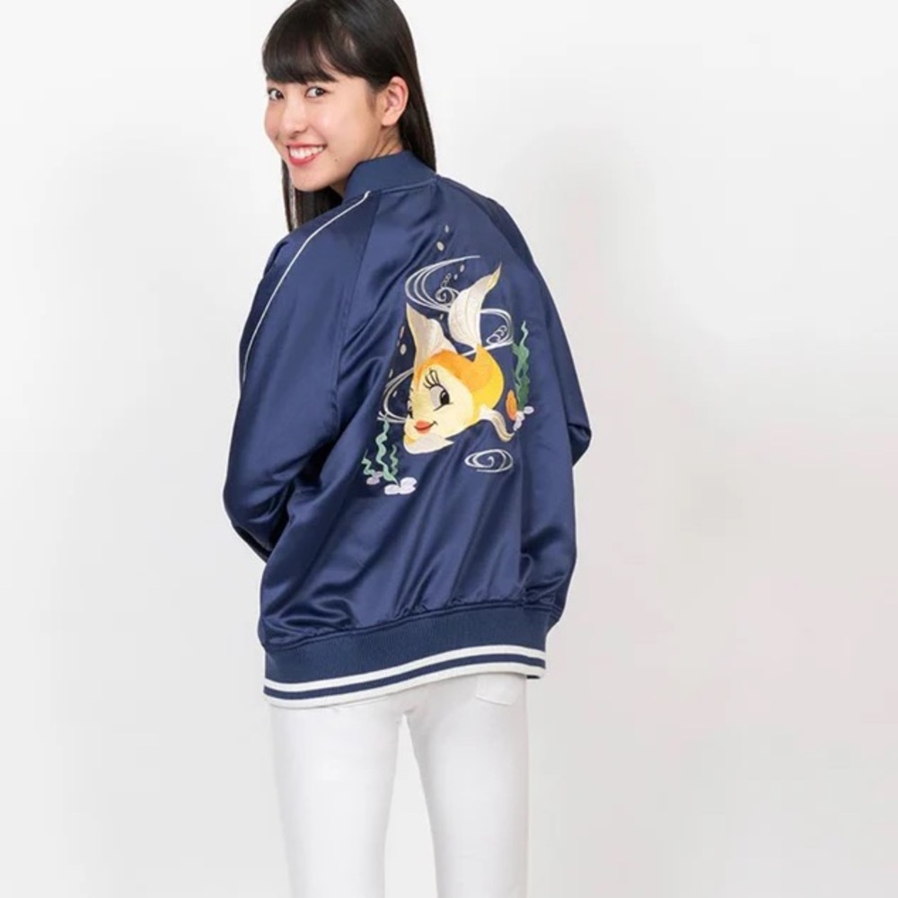 Souvenir Jackets x Pinocchio Fish Cleo 
by Tokyo Disney Resort